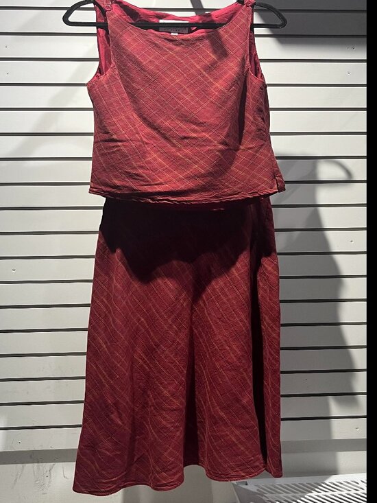 Braemar Dresses & Skirts - Braemar by Jeremy Scott Red Plaid Top & Skirt set